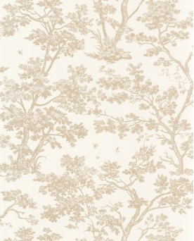 Papier peint intissé Toile de Jouy Beige Les Belles Toiles de Jouy 2