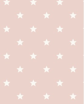 Papier peint intissé enfant Rose Ciel Etoilé