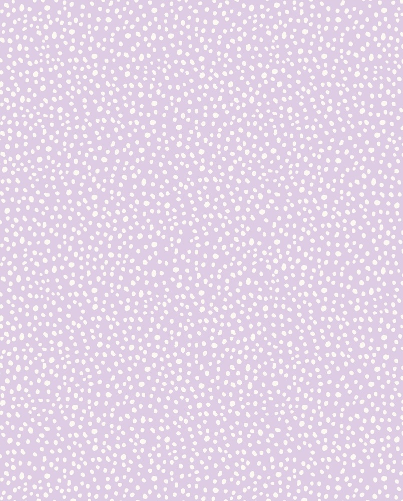 Papier peint intissé enfant Violet Pois enfants