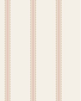 Papier peint intissé enfant Rose Rayures enfants