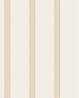 Papier peint intissé enfant Beige Rayures enfants