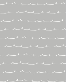 Papier peint intissé enfant Gris Rayures enfants