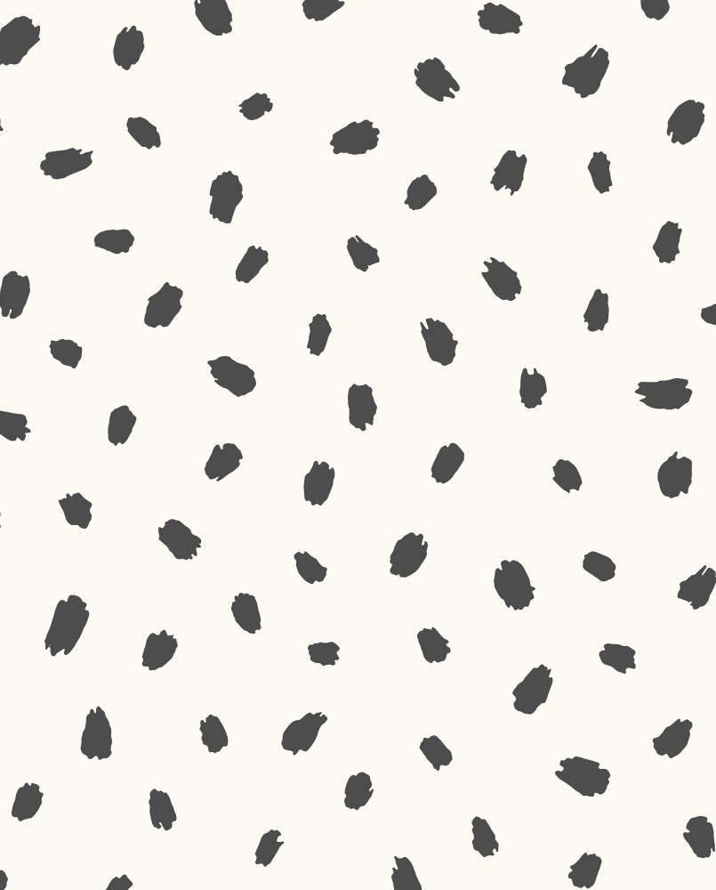 Papier peint intissé enfant Noir Savane Joyeuse