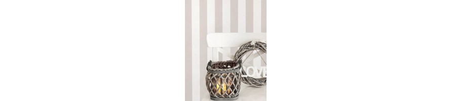 Les plus beaux papiers peints à rayures et écossais